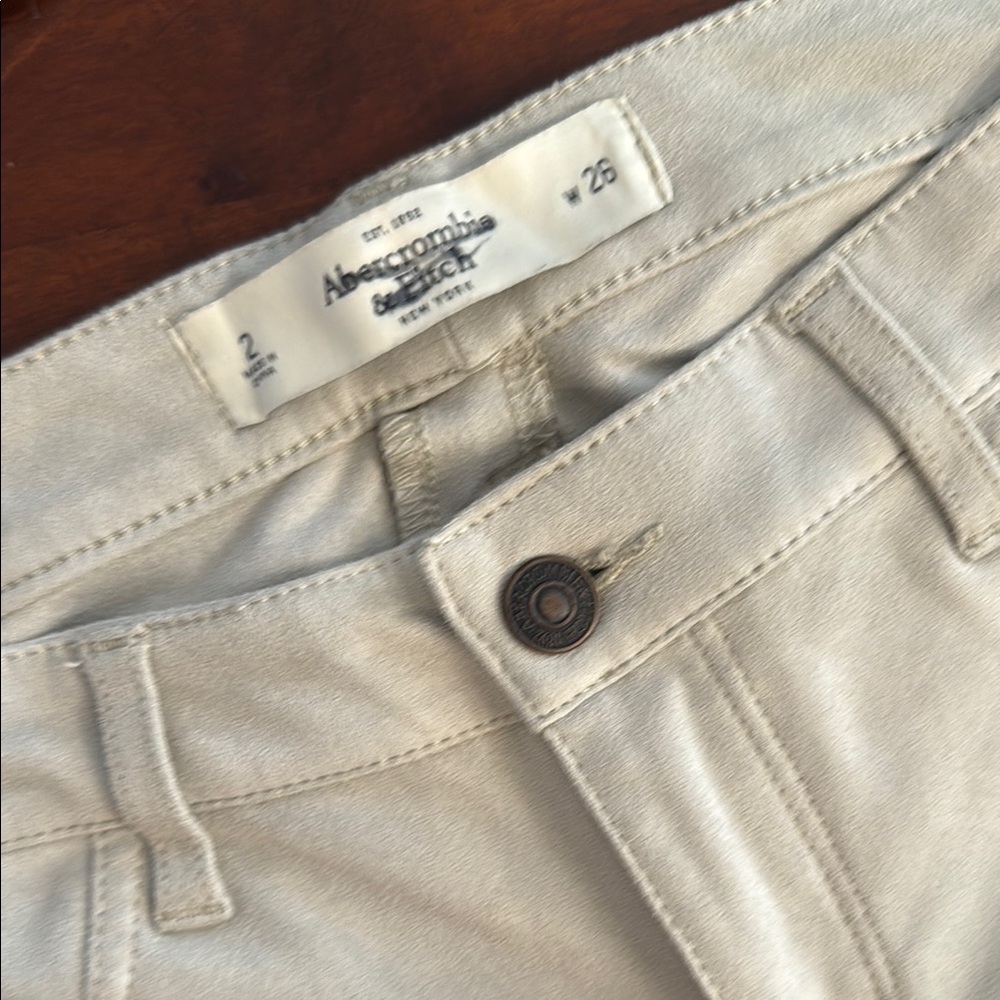 Abercrombie & Fitch Light Khaki Trousers